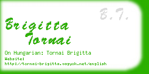 brigitta tornai business card